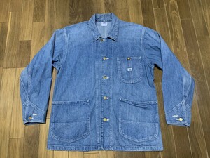 定価¥18,700 Lee/リー デニム カバーオール LOCO ジャケット USED加工 M