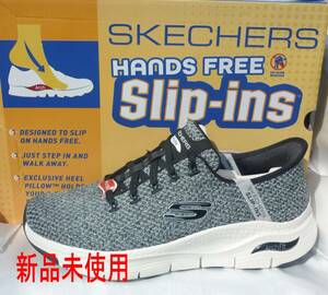 新品未使用◆送料無料◆28cm(27.5cm相当)スケッチャーズ SKECHERS スリップインズ 脱ぎ履き簡単 メンズスニーカー