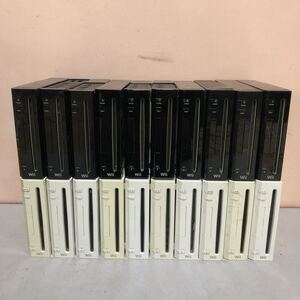 任天堂　ニンテンドー　wii 本体　20台　大量　まとめ売り　動作未確認　未チェック　ジャンク品 シロ クロ　白　黒 ウィー Nintendo