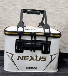 NEXUS ネクサス SHIMANO シマノ バッカン フィッシュバッカン ホワイト フィッシング タックルボックス 注目99円スタート!!