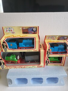 希少当時物 トミー TOMY はじめてトーマス エドワード パーシー ゴードン パーシープレイセット THOMAS THE TANK ENGINE&FRIENDS 4種セット