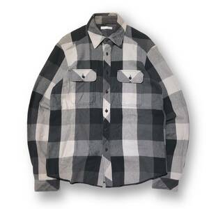 02AW NUMBER (N)INE ジョージ期 Block Check Long Shirt ブロックチェックシャツ マルチカラー SIZE 3 ナンバーナイン 店舗受取可