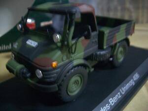 1/43 シュコー 未飾限定ミニカー メルセデスベンツ ウニモグ 西ドイツ陸軍 迷彩仕様軍用トラクター