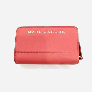 1円～★MARC JACOBS マークジェイコブズ　財布　二つ折り　ピンク　Y2406-456