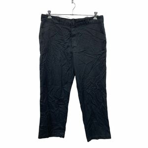 Dickies ワーク・ペインターパンツ W37 ディッキーズ ブラック ビッグサイズ 874 オリジナルフィット 古着卸 アメリカ仕入 2310-667