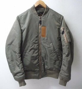 ◆FULLCOUNT　フルカウント 美品 MA-1 中綿　ボンバー ジャケット 2844 サイズ38 カーキ系　美品