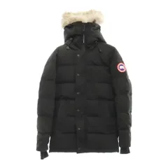 CANADA GOOSE (カナダグース) CARSON PARKA カーソン パーカー コヨーテファー付き ナイロン ダウン ジャケット ブラック 3805MA