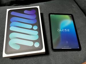 iPad mini6 (第6世代) Wi-Fi ＋ Cellular 64GB スペースグレイ　SIMフリー 箱あり　ケース付き