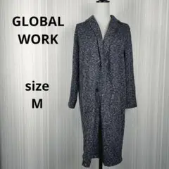 【う0816】GLOBAL WORK ロング コート カーディガン M