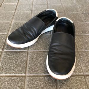 定価28600円 コールハーン GRANDPRO レザー スリッポン black C25645 US8.5 USED Cole Haan グランドプロ 黒 26.5cm USED スニーカー 古着