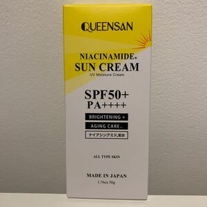 新品未使用品　定価3850 円　QUEENSAN サンクリーンクリーム　化粧下地　50g SPF50+PA+++