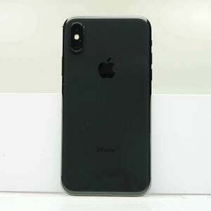 iPhone X 256GB スペースグレイ SIMフリー 訳あり品 ジャンク 中古本体 スマホ スマートフォン 白ロム