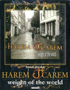 Harem Scarem ハーレム・スキャーレム WEIGHT OF THE WORLD ウェイト・オブ・ザ・ワールド バンドスコア See Saw , If You , Killing Me