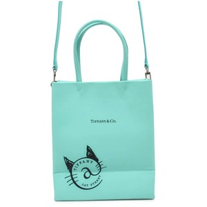 ティファニー ハンドバッグ キャットストリート レザー Tiffany&Co. 2wayショルダー 【安心保証】