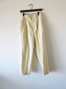 美品 AURALEE / オーラリー A23AP03FC FINX CORDUROY SLACKS 0 IVORY / パンツ スラックス レディース