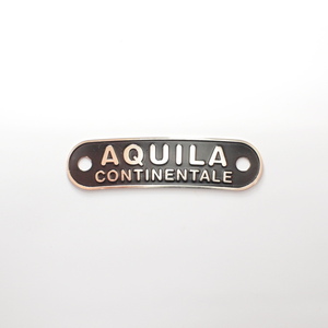 AQUILA CONTINENTALE シートバッジ リプロ品 アクイラ VESPA ベスパ 125 sprint super 180ss 50s 50R 50N 150GL acma special VBA vbb vla