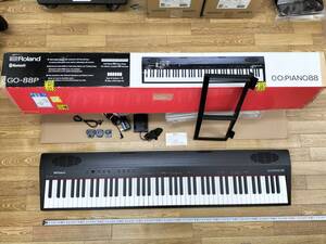 NF-205 1スタ Roland GO-88P ローランド キーボード 電子ピアノ 88鍵 箱・付属品諸々・販売証明シール付 通電簡易動作確認済