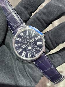 【限定300本】ULYSSE NARDIN(ユリス ナルダン)・マリーントルピユール【2024年2月印】【極美品】【1193-310LE-3A-AVE/1A】