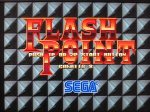 アーケード ゲーム基板 動作確認済 ★ セガ フラッシュポイント SEGA FIASH PIONT システム16B 基板付き 1986年 ★ プレイできました