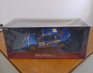 ☆ 絶版稀少品！Aa1/18 スバル インプレッサ WRC ラリー 開幕戦ラリーモンテカルロ 1999 #5 R.バーンズ☆