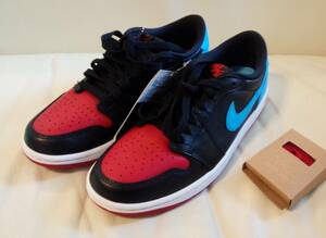 【新品】ナイキ エアジョーダン1 RETRO 24.5cm US7.5 LOW OG AIR JORDAN1 WMNS ノースカロライナ トゥ シカゴ ウィメンズ CZ0775-046