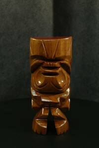 [木製品] インテリア ハワイ お土産 ティキ TIKI 木彫り人形 置物 アートオブジェ