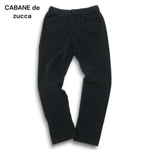 CABANE de zucca カバンド ズッカ 秋冬★ スリム コーデュロイ パンツ Sz.S　メンズ 黒　C4B05131_C#Q