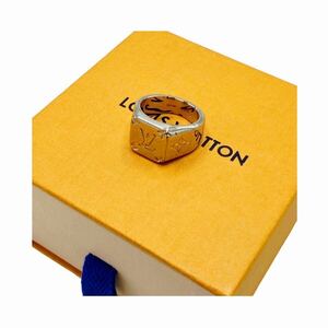 【良品】ルイヴィトン LOUIS VUITTON M62488 シグネットリング モノグラム 指輪 シルバー