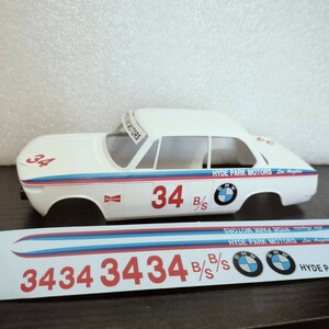 1/12 カスタムデカール　BMW　2002　ヒストリックカーレース