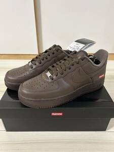 新品未使用 28cm Supreme NIKE AIR FORCE 1 LOW SP BAROQUE BROWN BLACK WHITE シュプリーム ナイキ エア フォース ブラウン CU9225-200 10