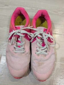 【w397】 NIKE ナイキ スニーカー 24.0cm ピンク系 ランニングシューズ レディース CT0916-001 STAR RUNNER スター ランナー