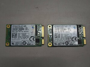 【送料無料】mSATA SSD SAMSUNG 128GB 2枚 中古 F20832