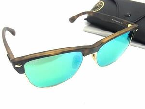 1円 ■美品■ Ray-Ban レイバン RB4175 6092/19 3N ミラーレンズ サングラス メガネ 眼鏡 メンズ レディース ブラウン系 FD1689