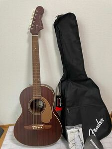 Fender Sonoran Mini Mah WN フェンダー アコースティックギター　ソフトケース付き