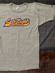 NOS 80s champion トリコ ビンテージ Tシャツ late night USA製 アメリカ製 88/12 チャンピオン vintage ビンテージ