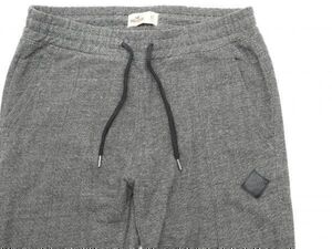 美品★HOLLISTER ホリスター★裏起毛スウェットパンツ★XS【3G0995】ダークグレー濃灰【本物保証】定番ヘビロテデザイン★ジョガーパンツ