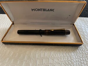 超レア 1920’s モンブラン MONTBLANC 万年筆セイフティ 14金 Bドイツ Vintage Safety マイスターシュテュック