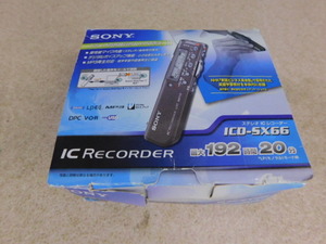 9939.SONY(ソニー) ICレコーダー ICD-SX66 付属品のみ