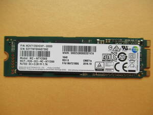 ★☆1円 ～スタート☆Samsung SSD CM871a M.2 2280 MZ-NTY2560 256GB 使用時間:9335H☆★