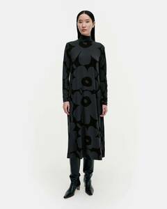 マリメッコ　Cavea jersey turtleneck ワンピース　ウニッコロングワンピース marimekko ハイネック