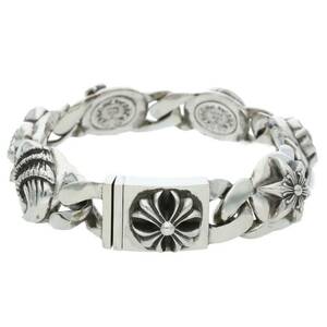 クロムハーツ Chrome Hearts MULTI LINK/マルチリンク サイズ:6LINK シルバーブレスレット 中古 SJ02