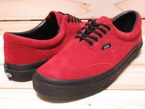 ■バンズ エラ ウィングチップ レッド 新品 23.5cm US5.5 VANS ERA WING TIP RED ロック パンク