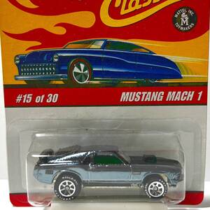 Mustang Mach 1 Hot Wheels Classics ネイビーグレーメタ ★ラスト1台★ マスタング