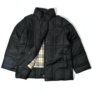 BURBERRY バーバリー 裏チェック ダウンジャケット 15BR /黒/ブラック/三陽商会/レディース/オーバーサイズ/ノバチェック