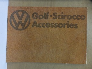 VW　フォルクスワーゲン　　Golf-Scirocco　Accessories　　ゴルフ　シロッコ　アクセサリー　カタログ