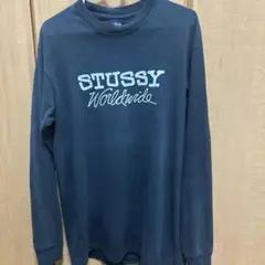 Old stussy ロンT 紺タグ 90