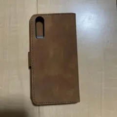 手帳型スマホケース ブラウン