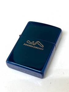 ZIPPO SUZUKA CIRCUIT ジッポー 鈴鹿サーキット ライター ローラー 青 ブルー 喫煙具 喫煙グッズ 火花確認済み ot113007