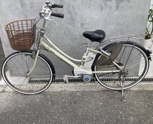 パナソニック　２６インチ　中古　電動自転車　前後タイヤ良好　リチウムイオンバッテリー　充電器付き　１００％組み立て発送