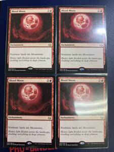 即決・MTG 血染めの月/Blood Moon 英語版４枚セット